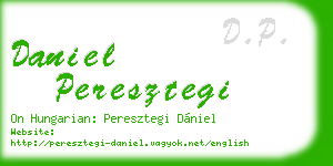 daniel peresztegi business card